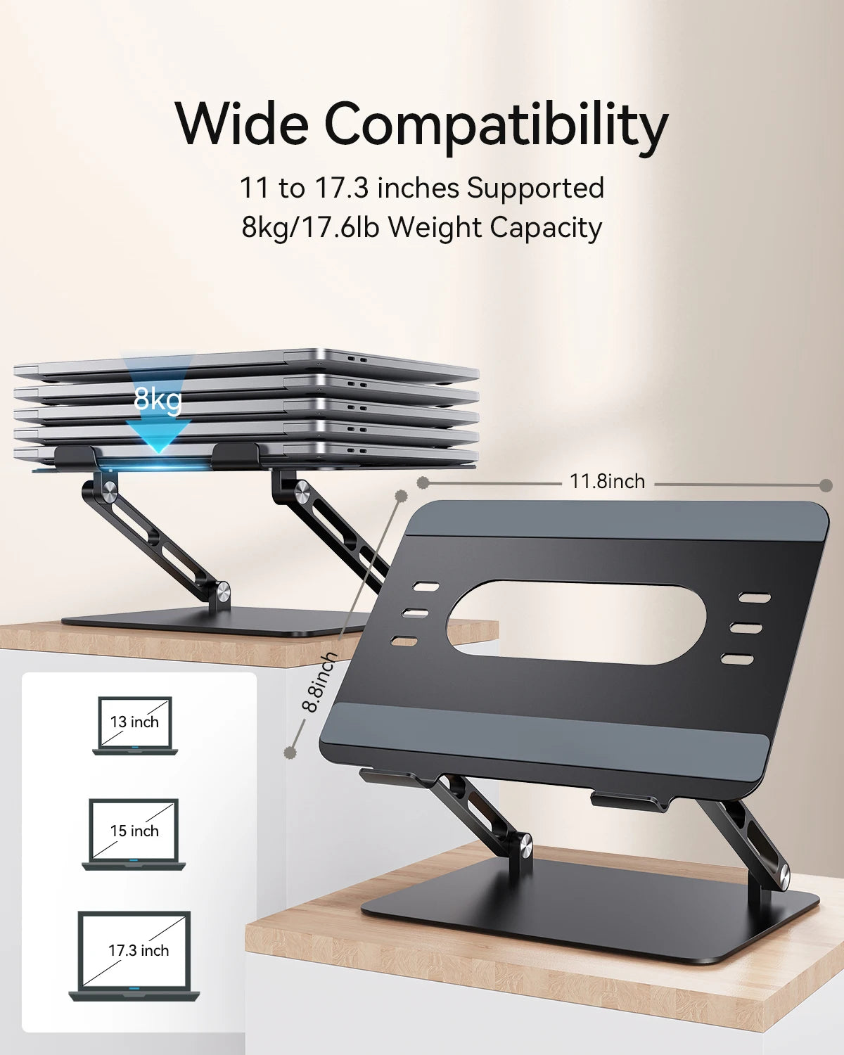 ST05 Adjustable Aluminum Laptop Stand