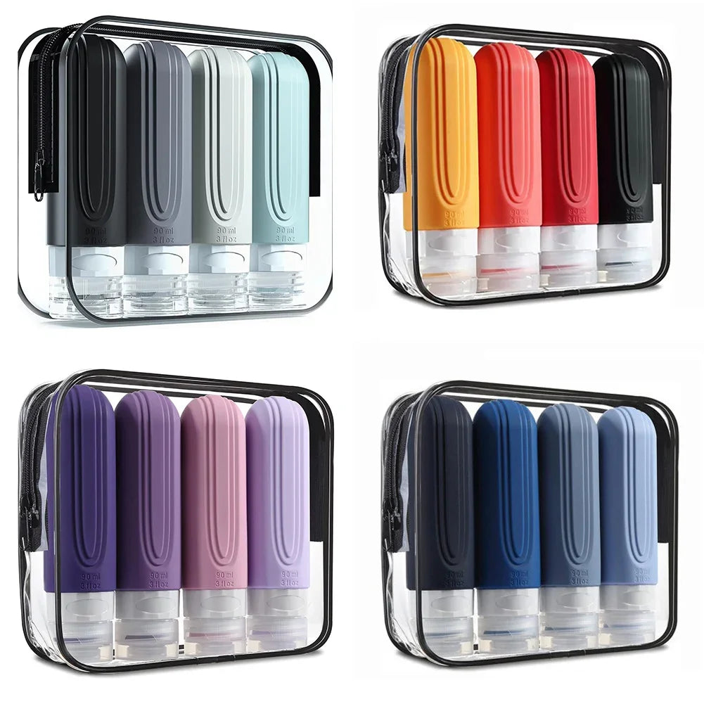 90ml Silicone Travel Bottles Set