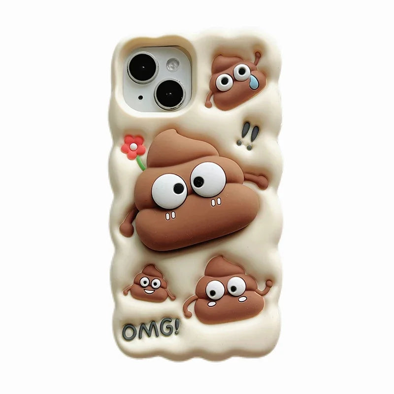 Funny Red Flower Foldable iPhone Case