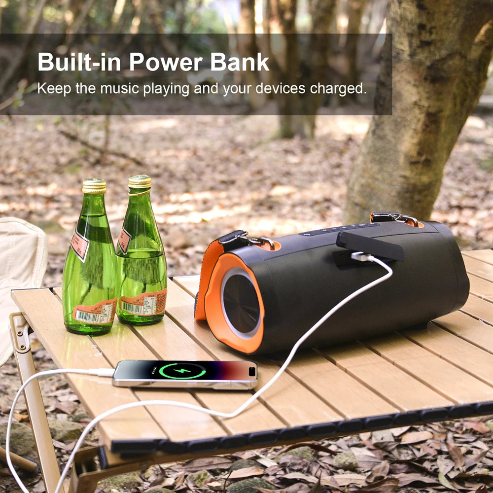 DOSS 70W Tragbarer Bluetooth-Lautsprecher Wasserdicht