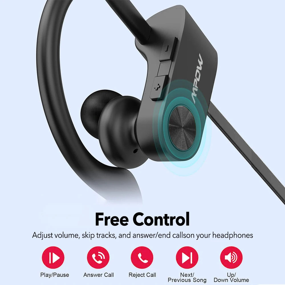Mpow Flame IPX7 Waterproof Sports Earbuds