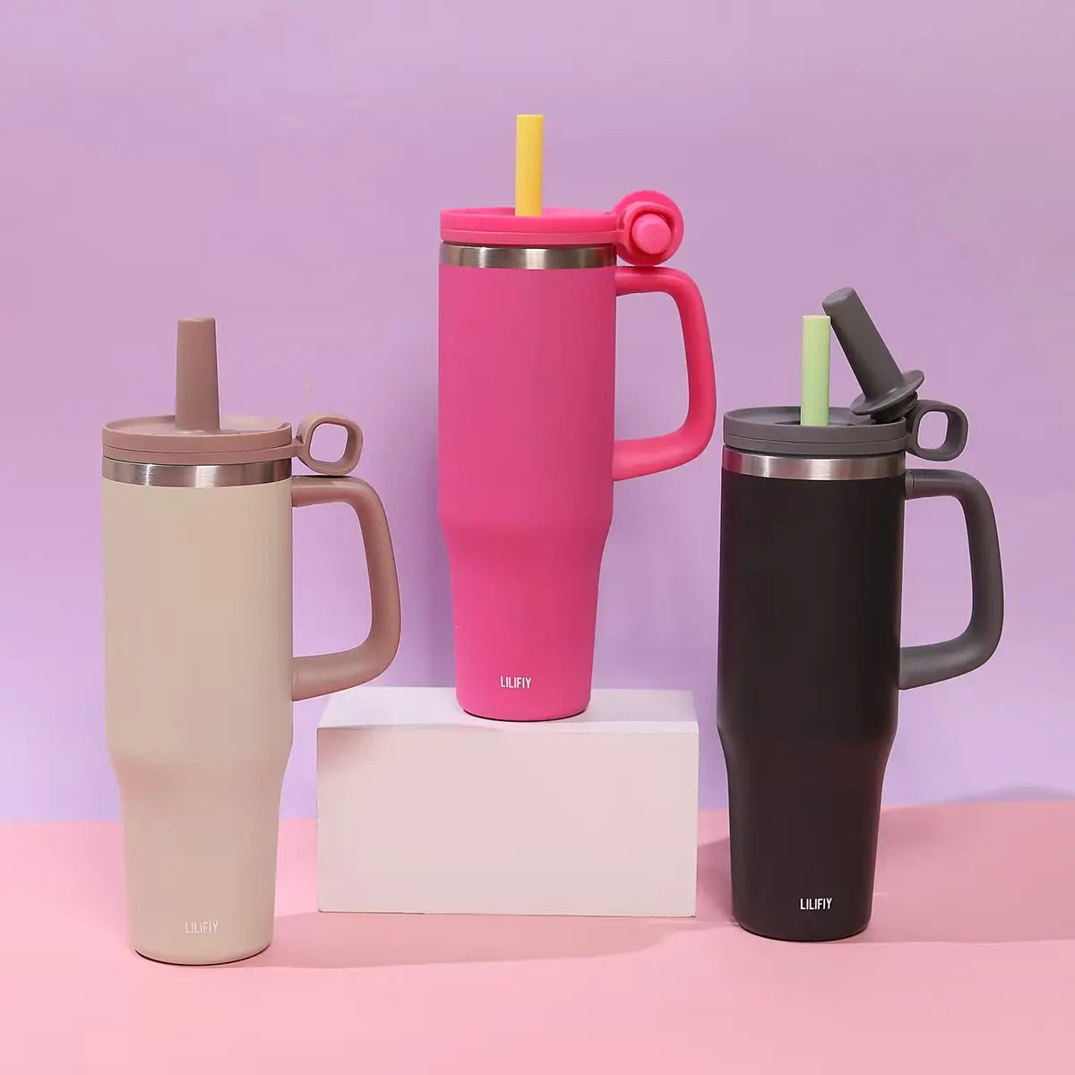 Stainless Steel Travel Cup with Handle