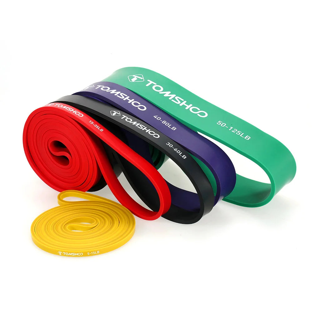5-Pack Pull-Up Assist Bands Set