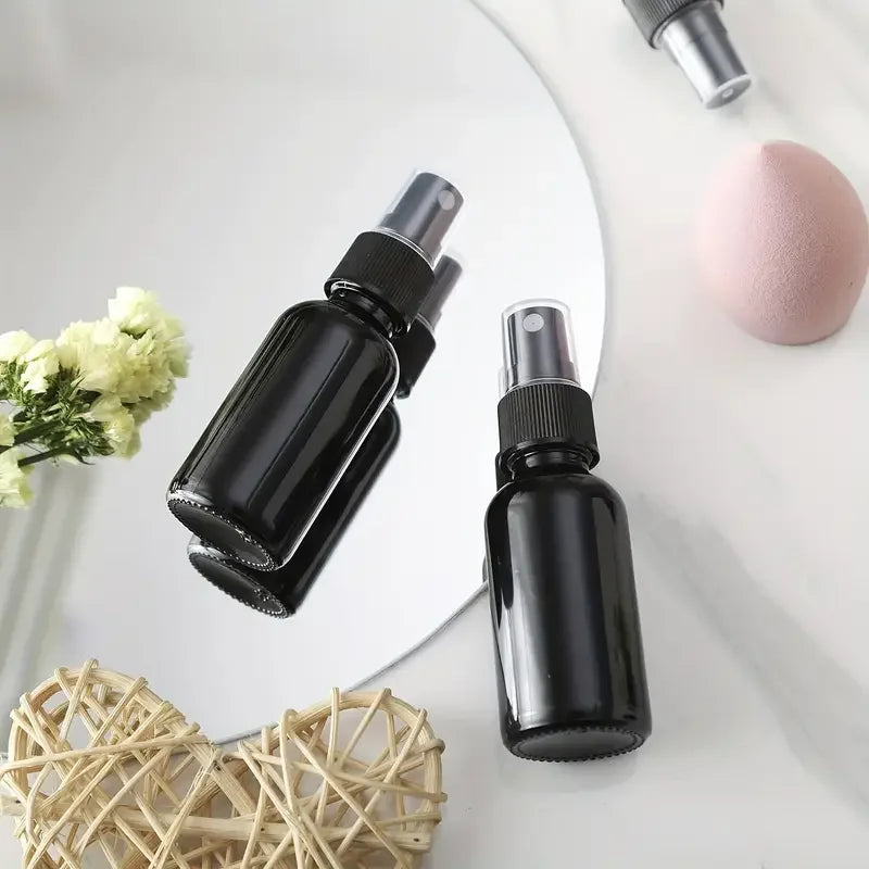 30pcs Black Travel Spray Bottles Set
