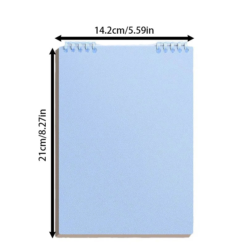 Wooden Top-Flip Loose-Leaf Notebook