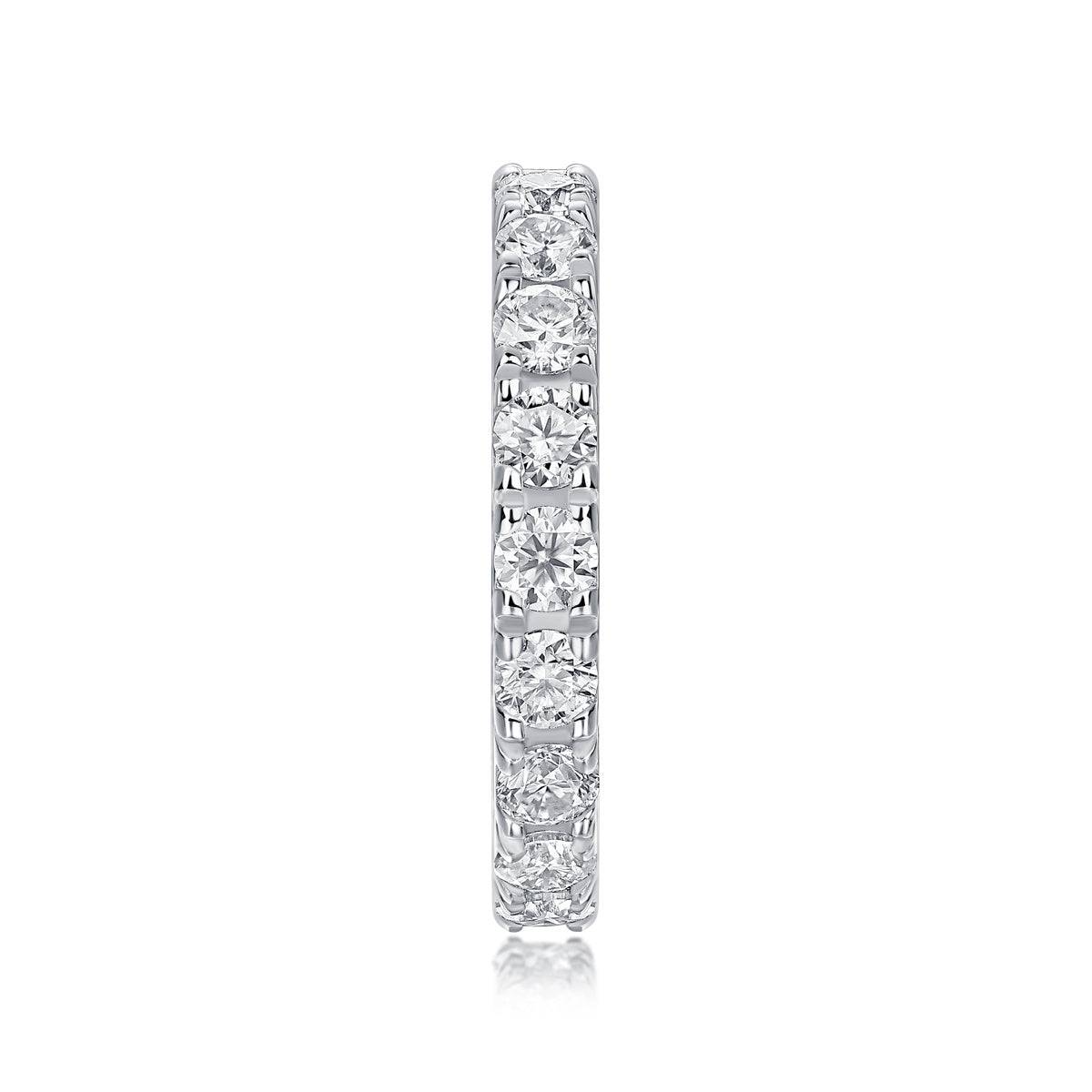 Starry Sky Moissanite Silver Ring