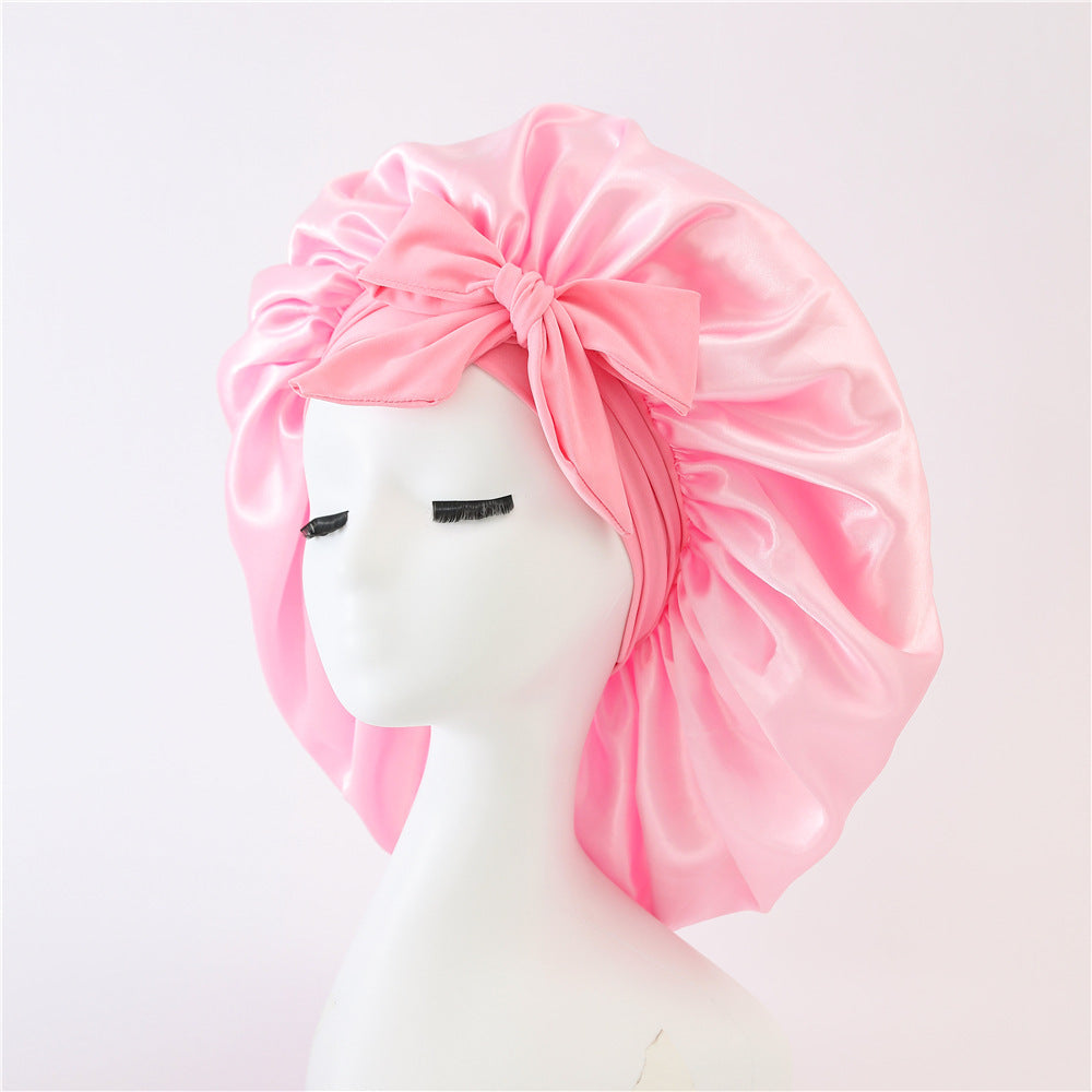 Silk Satin Bonnet for Curly Hair