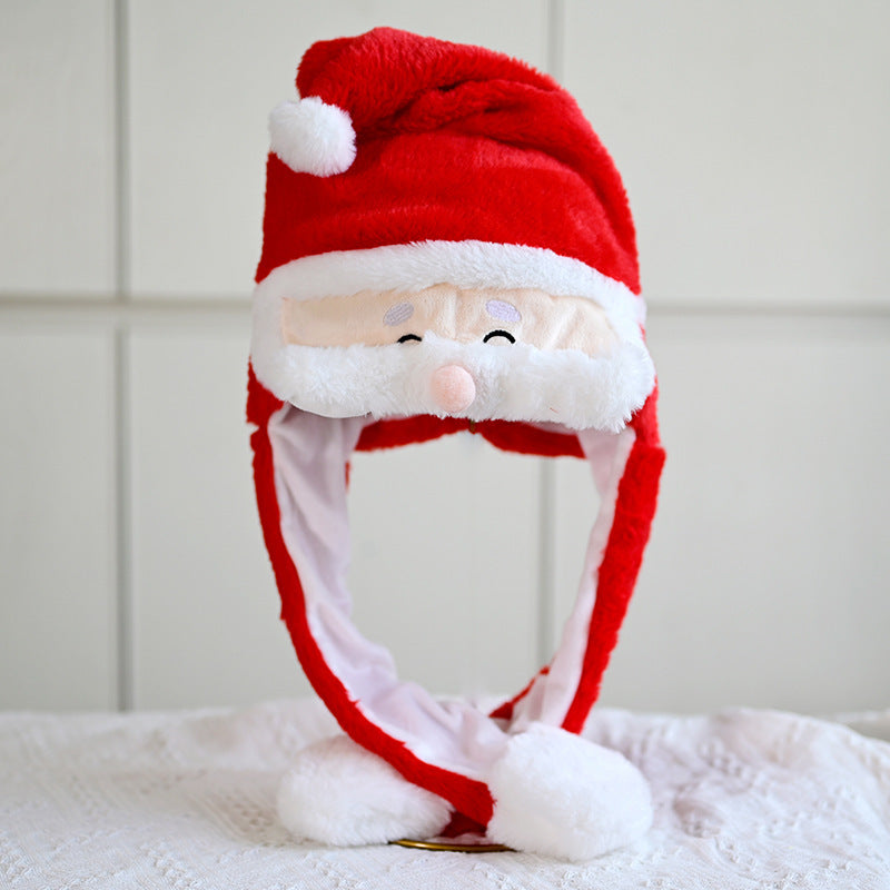 Movable Christmas Santa Hat Cute