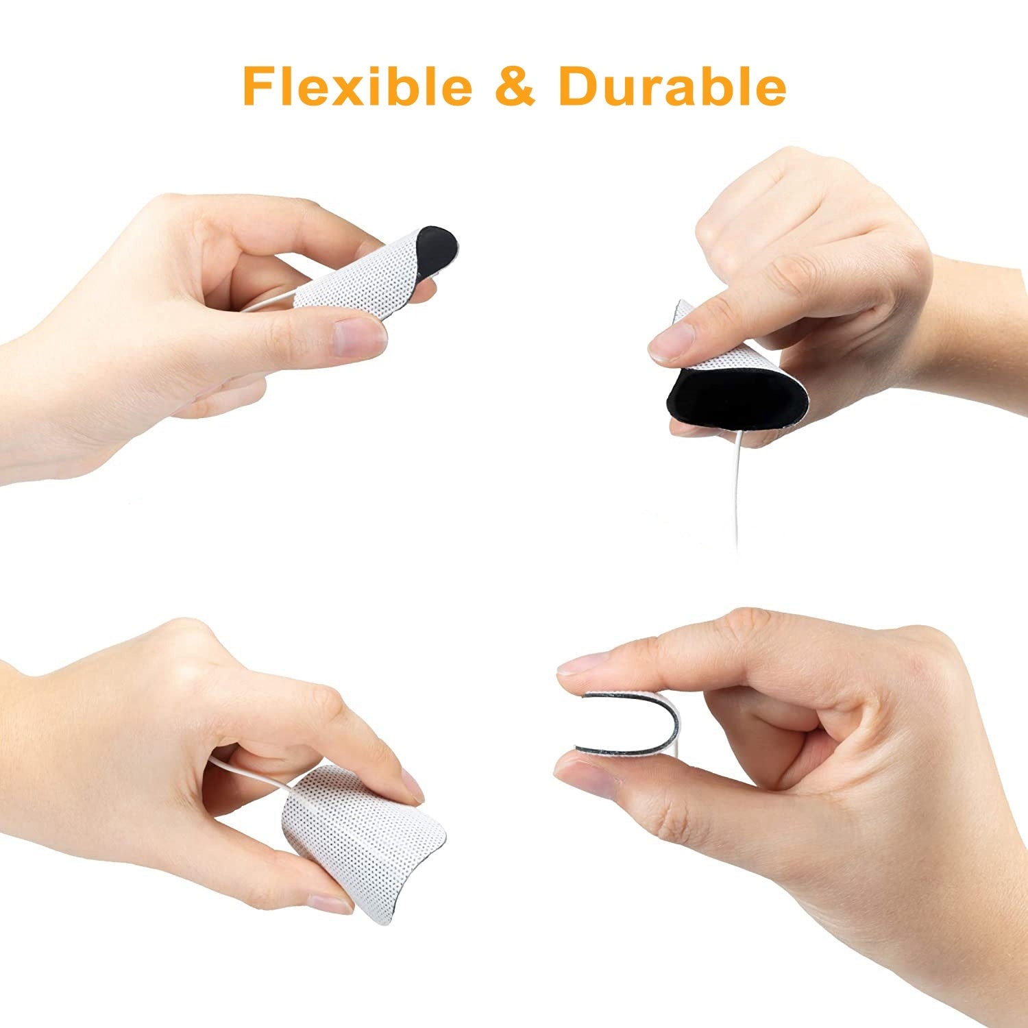 4Pcs TENS EMS Reusable Electrode Pads