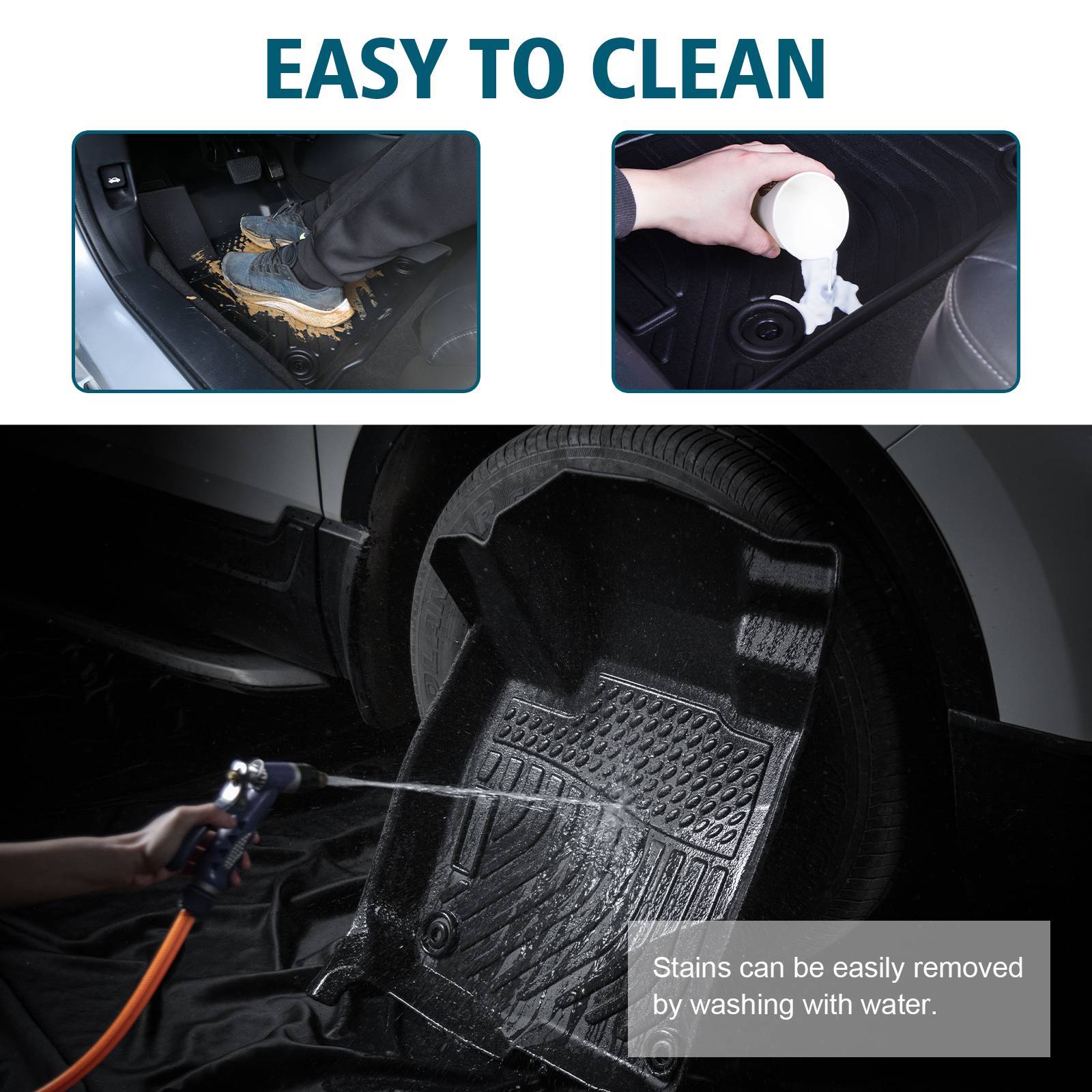 TPE Rubber Car Floor Mats For GX460 & 4Runner