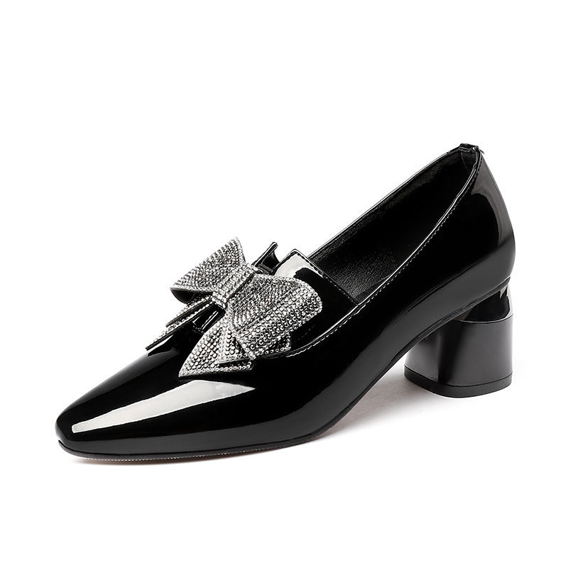 Strass Schleife High Heel Damenschuhe