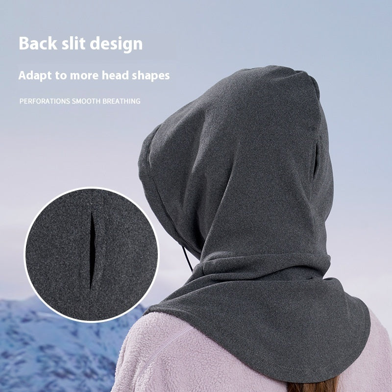 Thermal Fleece Hooded Neck Warmer