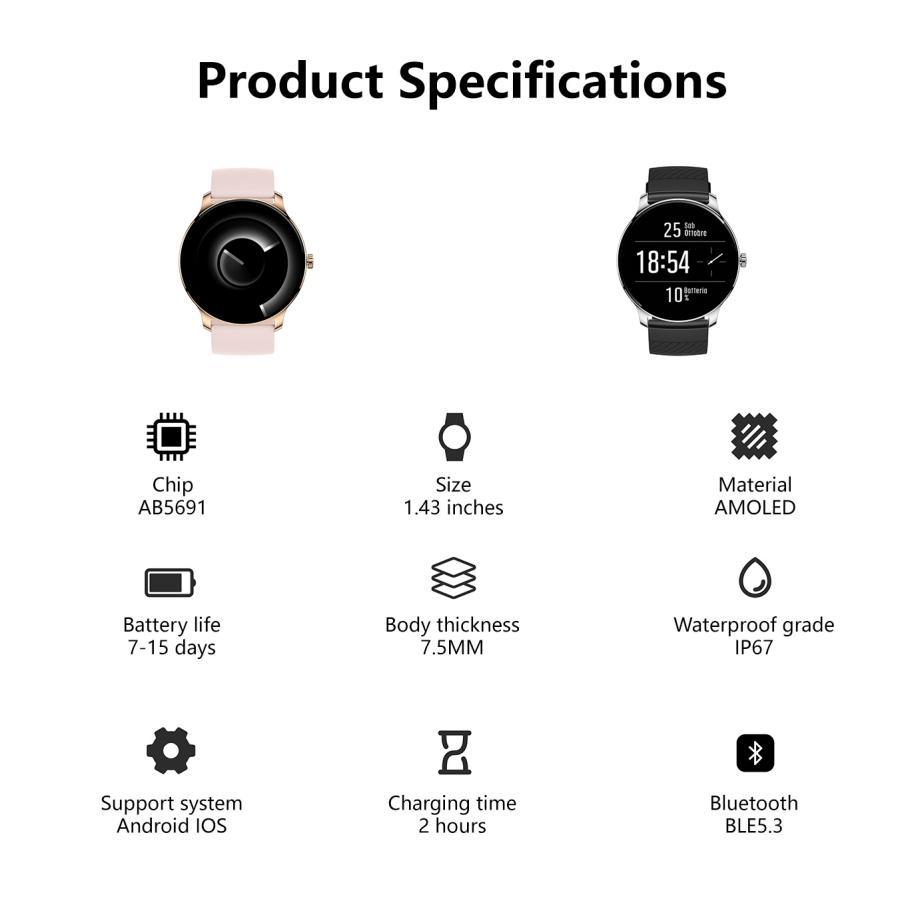 Ultraflache AMOLED-Smartwatch