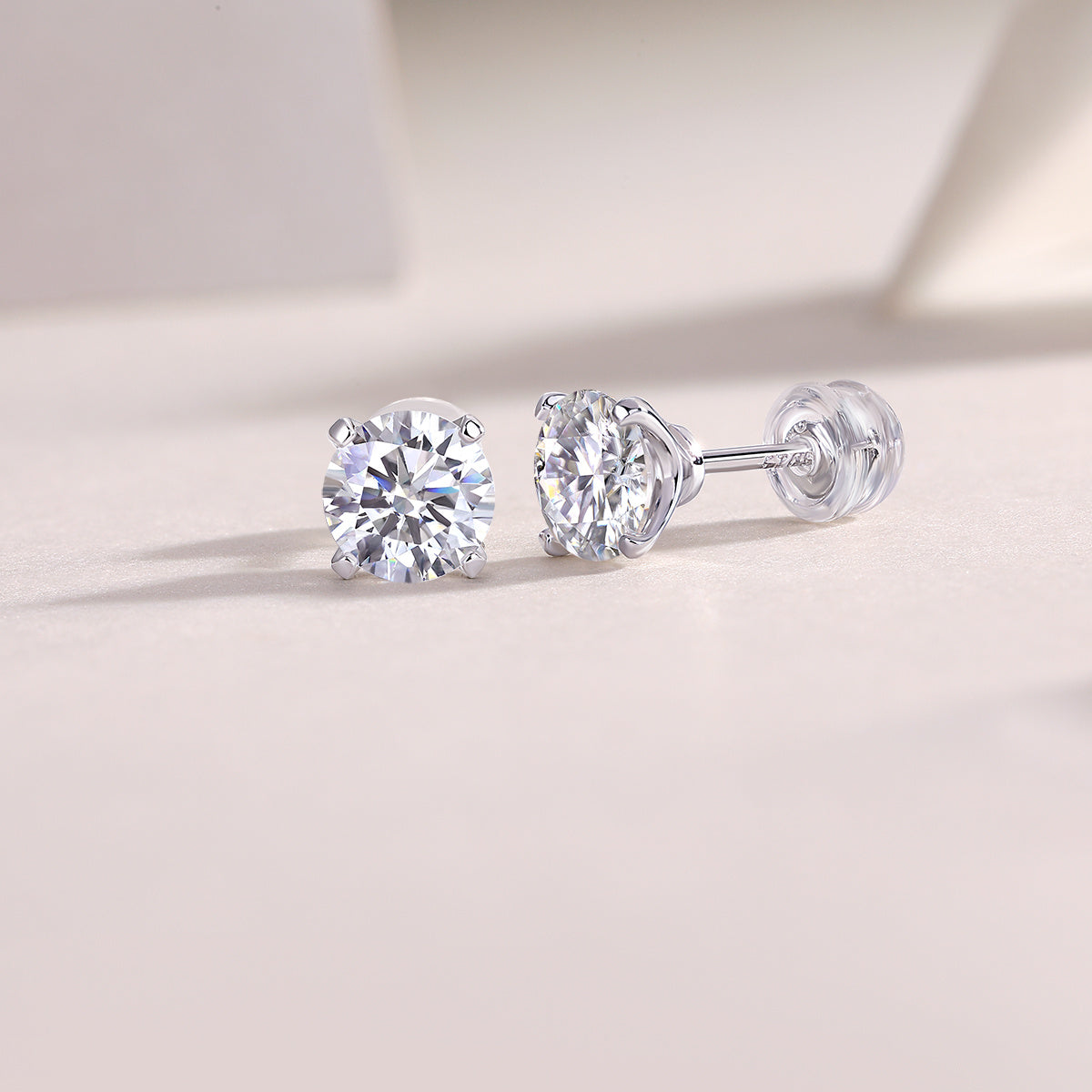 Rhymes Diamond Stud Earrings