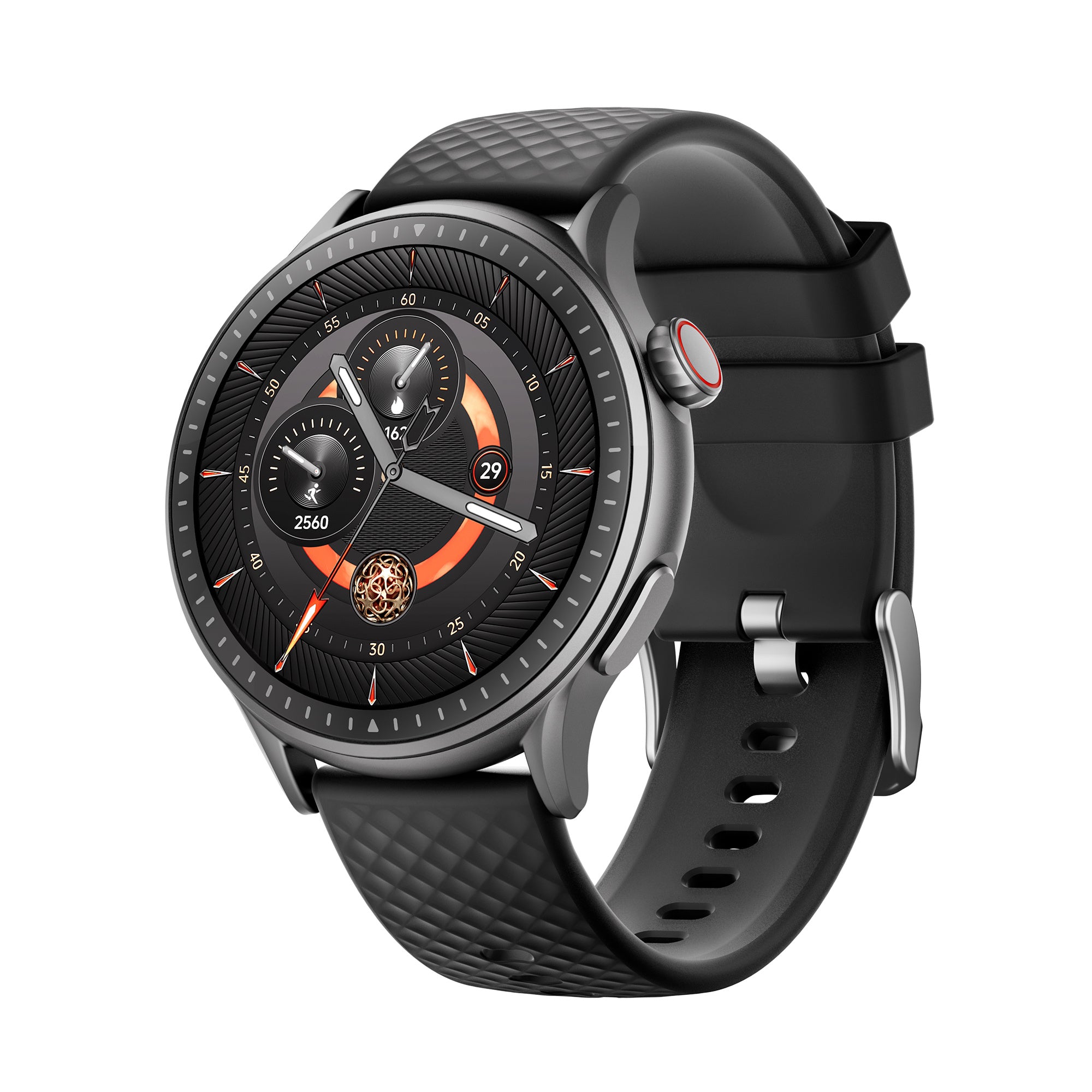 Runde HD-Fitness-Smartwatch