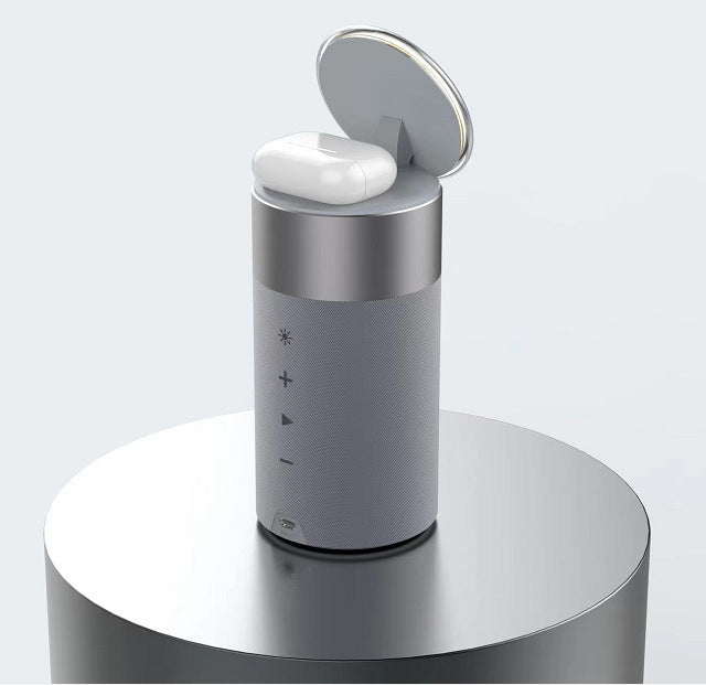 Chargeur sans fil 3 en 1 et lampe haut-parleur