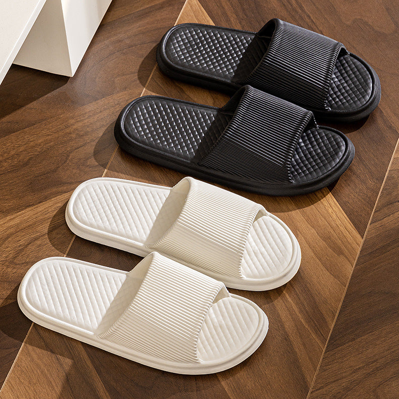 Rhombus Stripe Non-Slip House Slippers