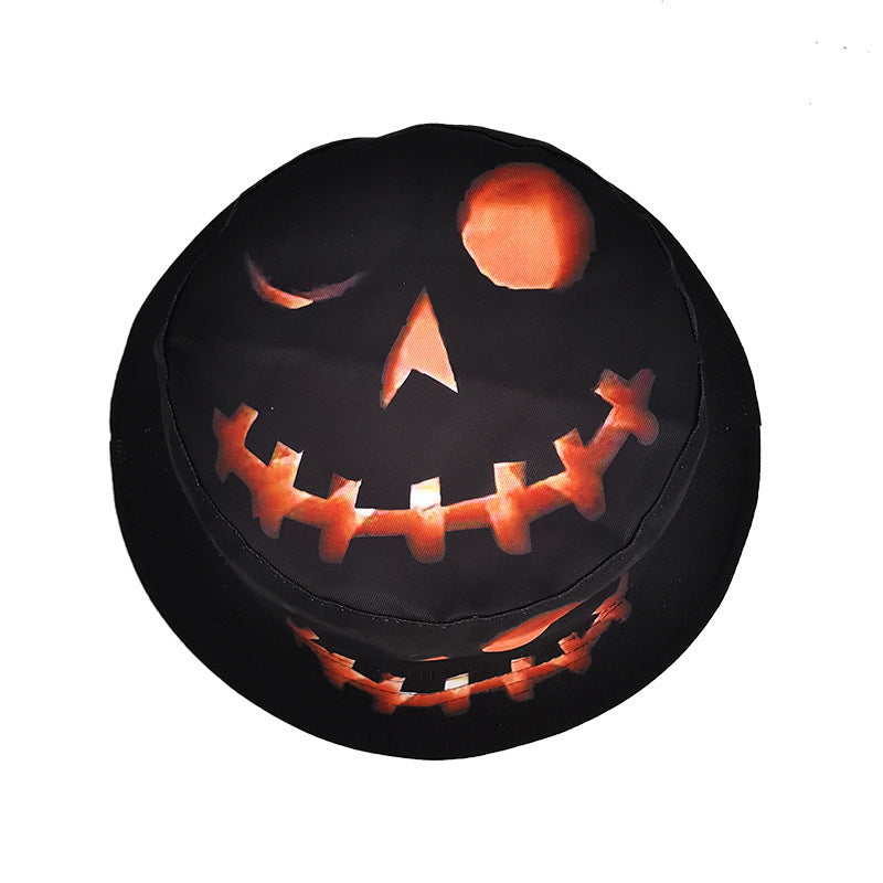 Chapeau de pêcheur dessin animé citrouille d'Halloween