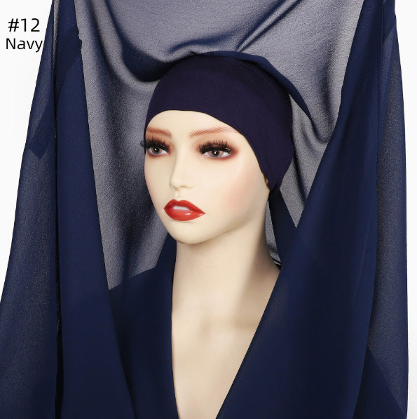 Foulard magnétique en mousseline de soie