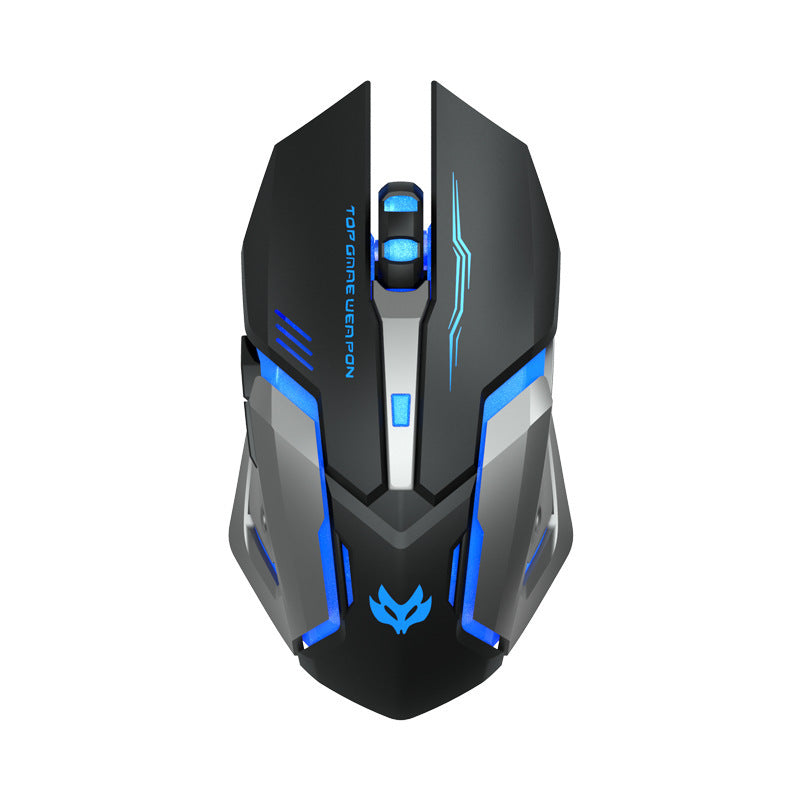 Kabellose, aufladbare, leise Gaming-Maus