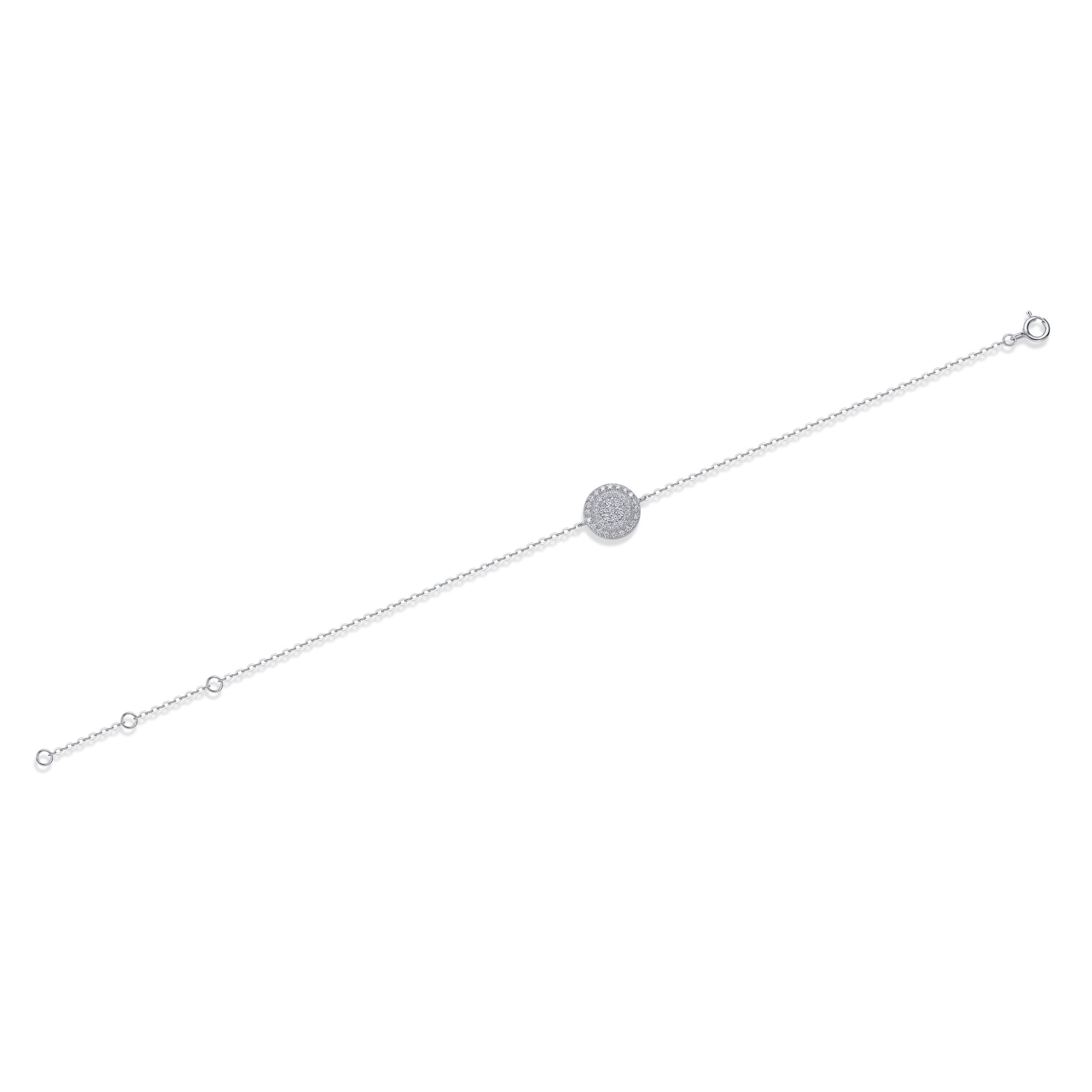 Mossan Diamond S925 Silver Bracelet