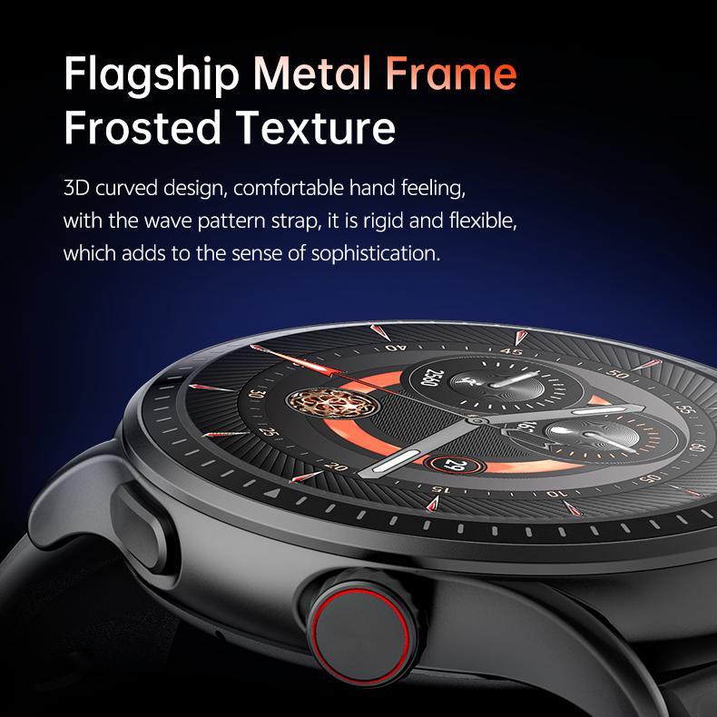 Runde HD-Fitness-Smartwatch