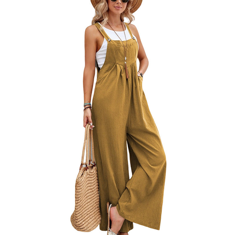Women’s Casual Bib Overalls Jumpsuit
