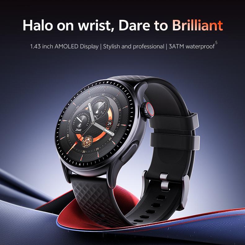 Runde HD-Fitness-Smartwatch