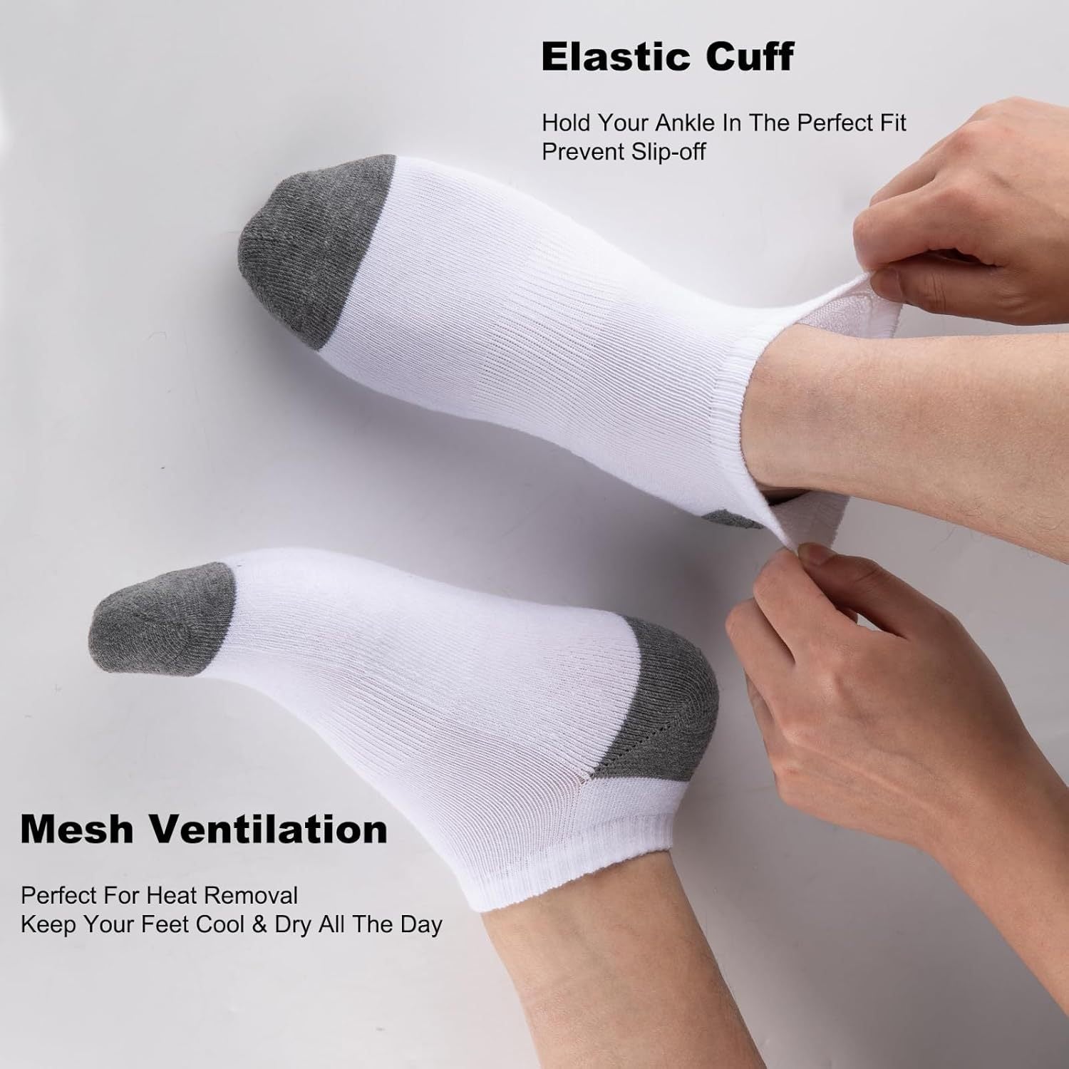 Men’s Low-Cut Cotton Ankle Socks