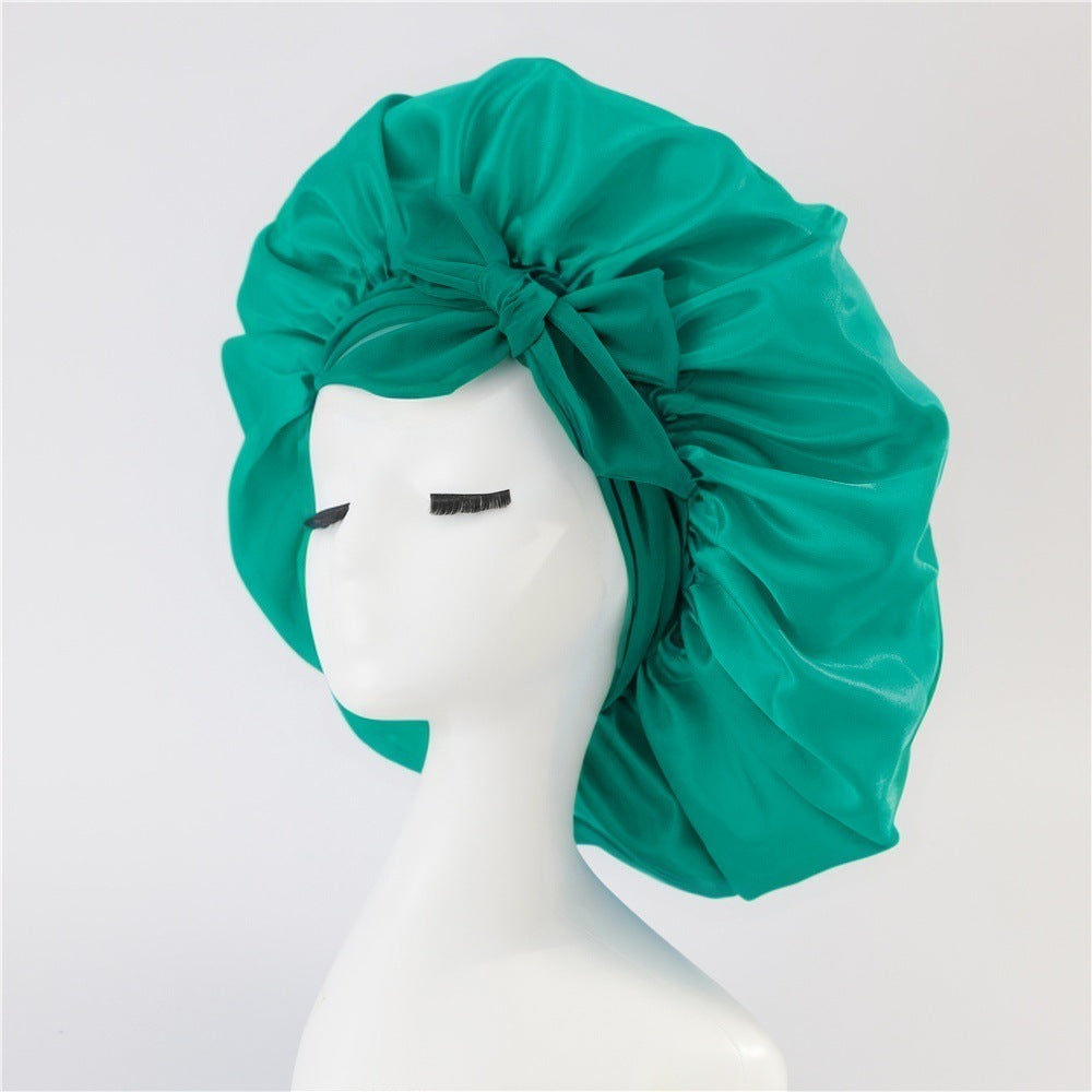 Silk Satin Bonnet for Curly Hair