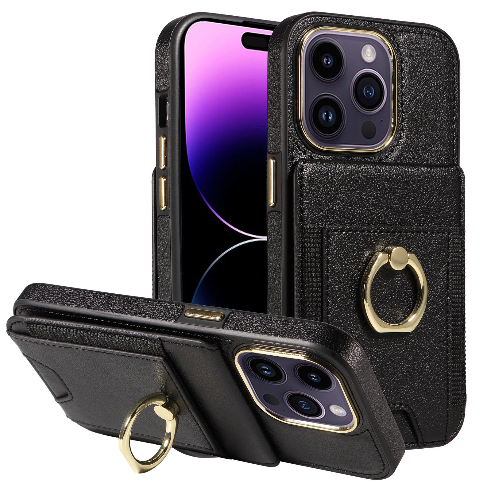 Universal Leather Wallet Phone Case