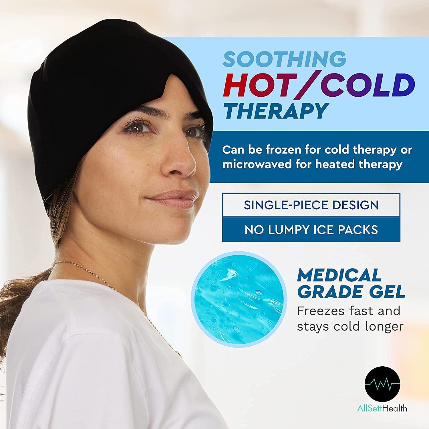 Masque de glace pour les yeux anti-migraine