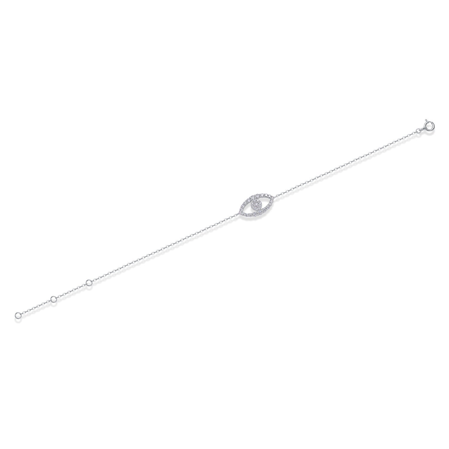 Wishing Elf Diamond Silver Bracelet