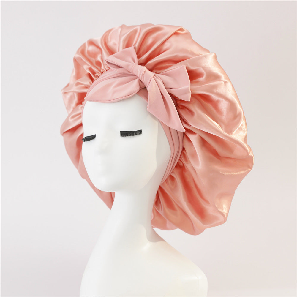 Silk Satin Bonnet for Curly Hair