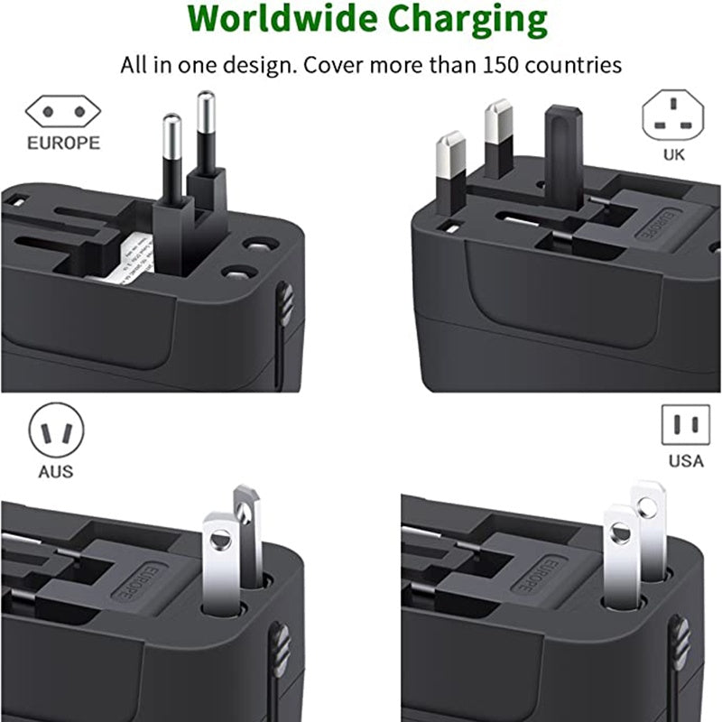 Universal-Reiseadapter mit USB-C