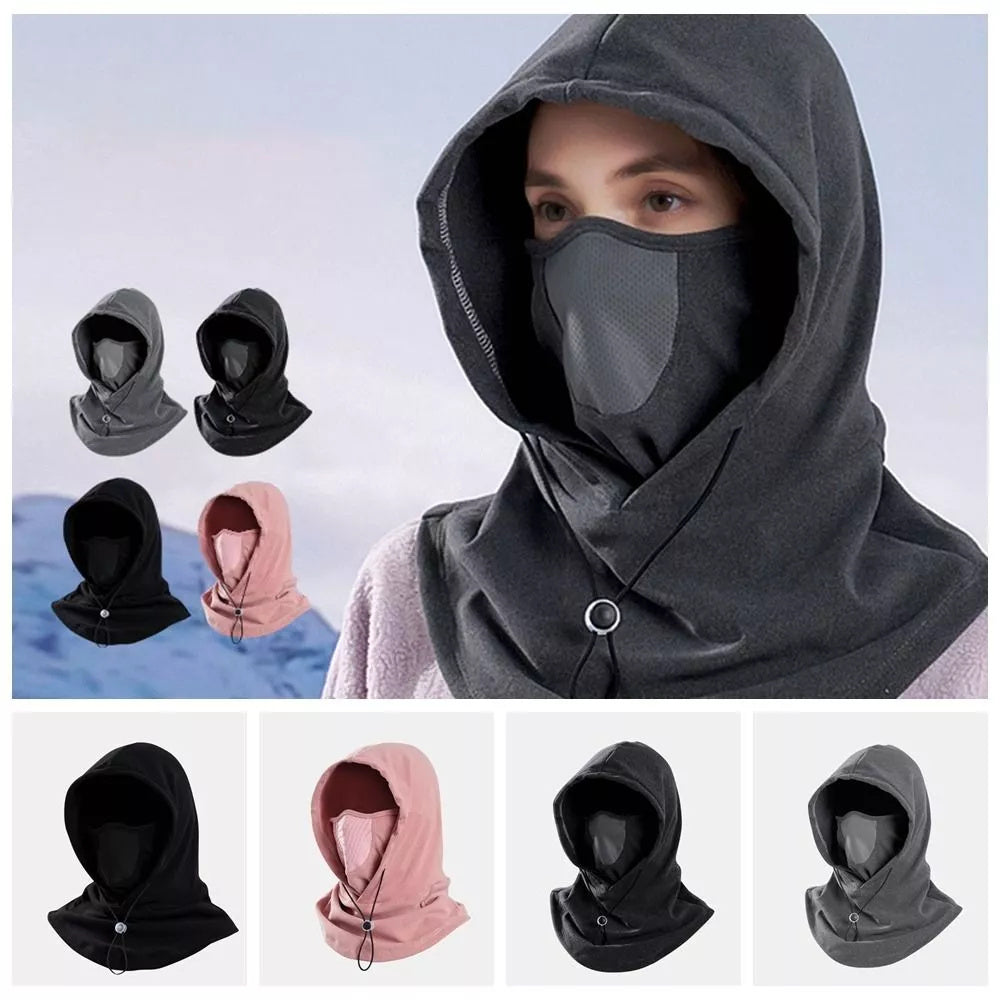Thermal Fleece Hooded Neck Warmer