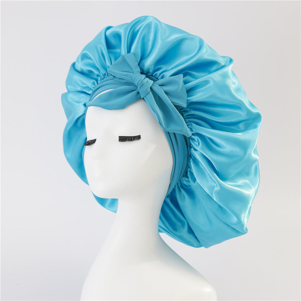Silk Satin Bonnet for Curly Hair