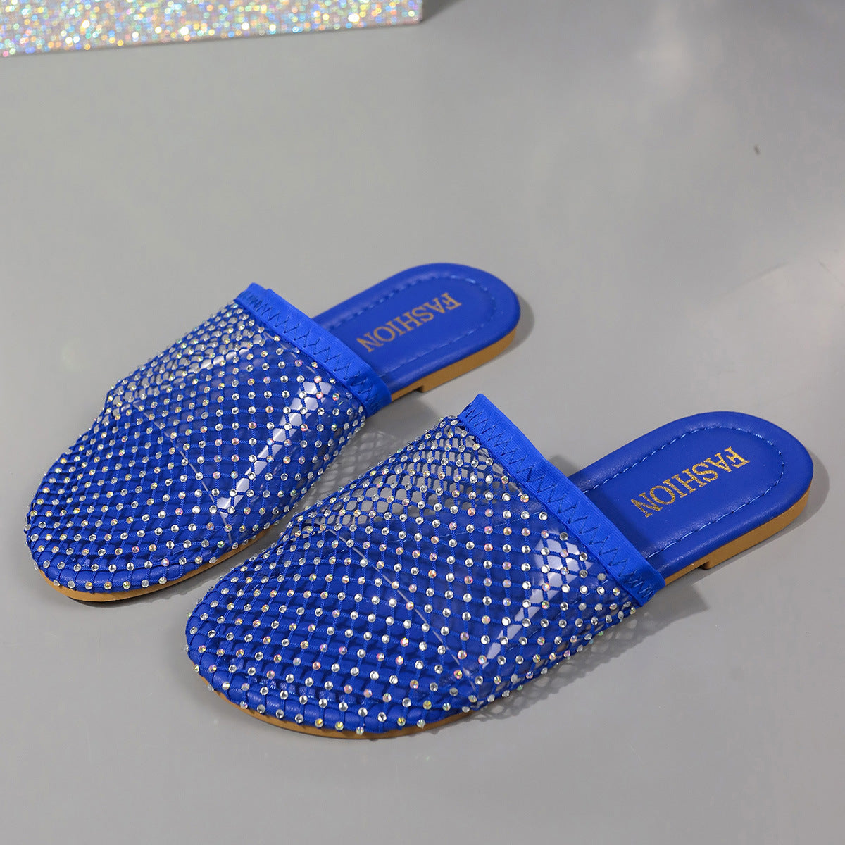Transparente Strass Hohl Sandalen Damen