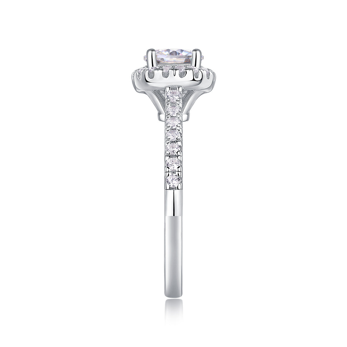 Hug Lover Large Moissanite Ring Set