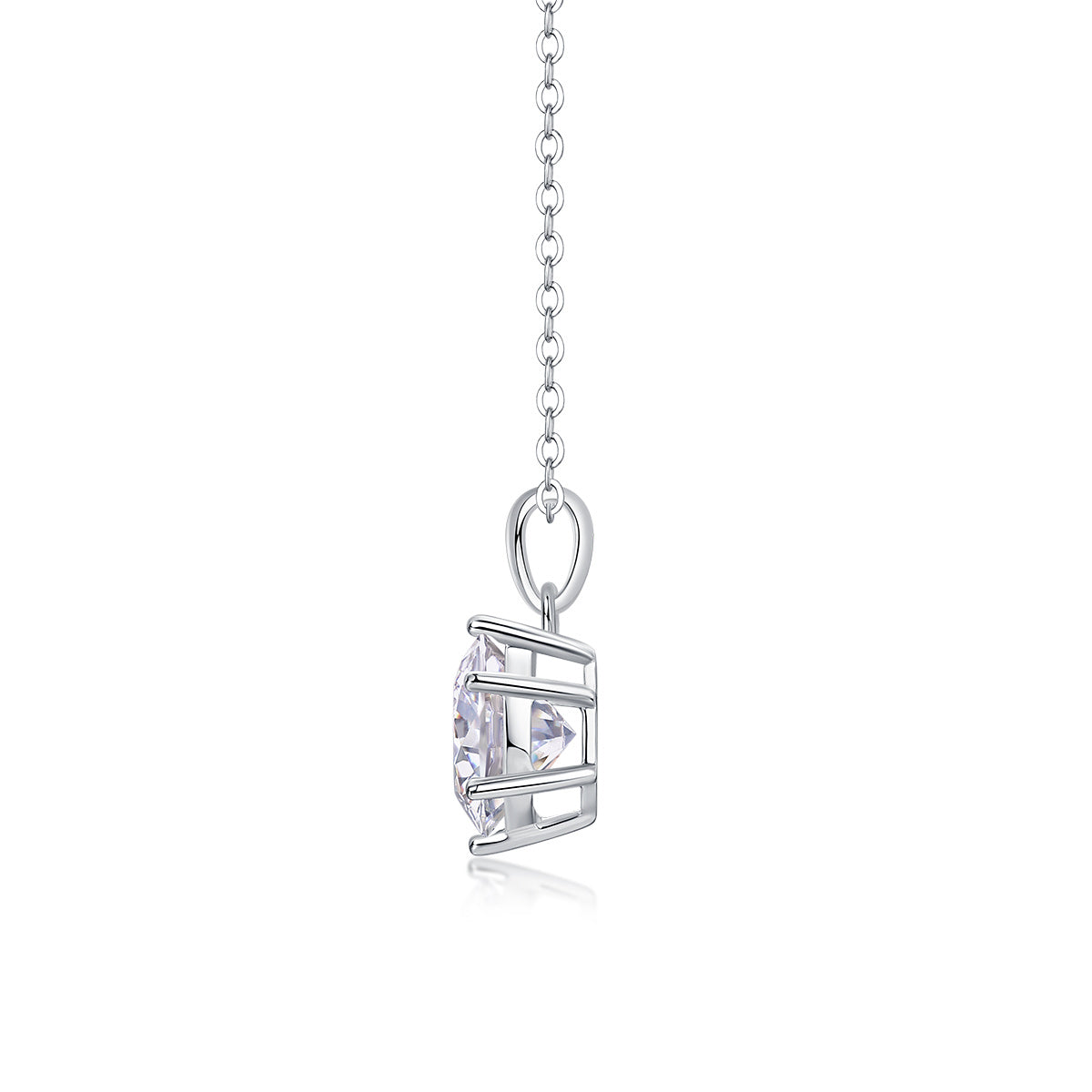 Erfrischendes Breeze Moissanite Halsketten-Set