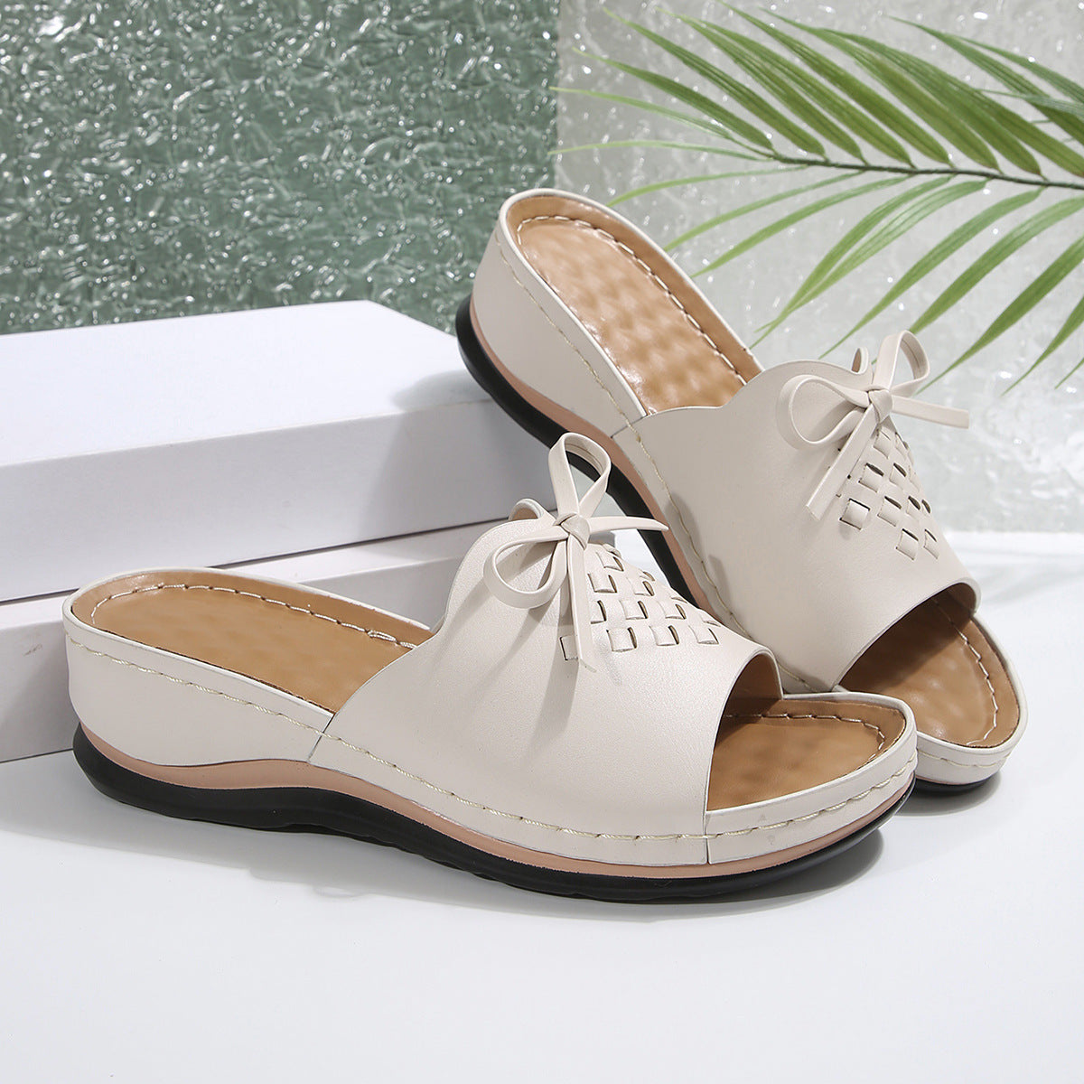 Retro Embroidered Non-Slip Sandals Women