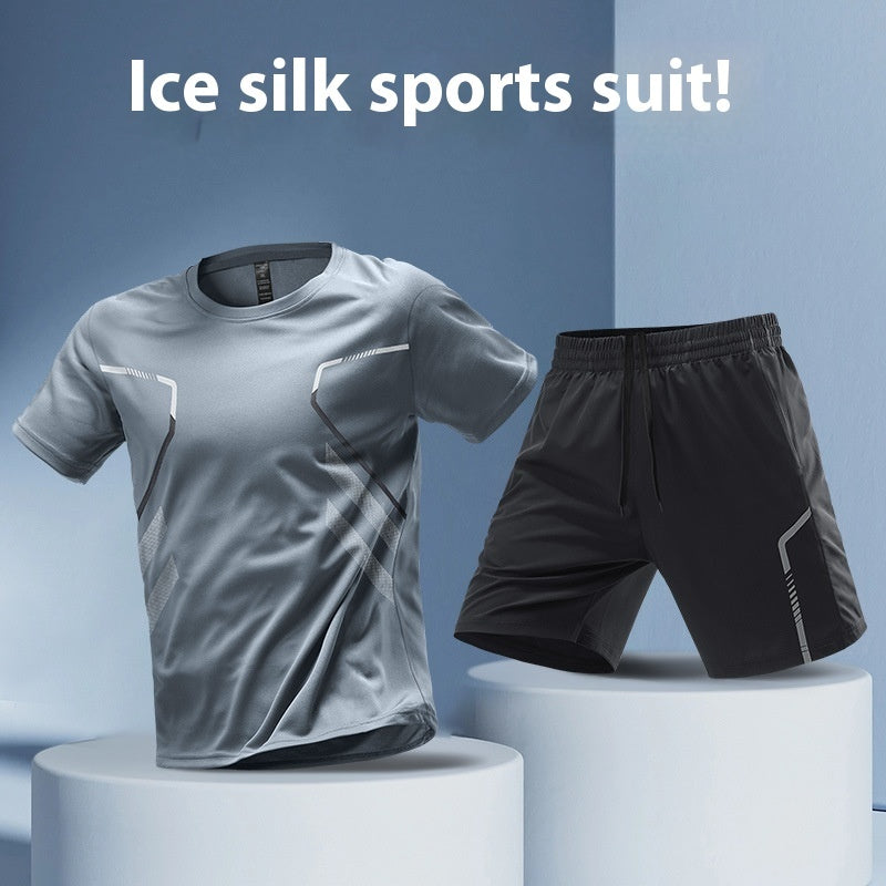 Men’s Quick-Dry Color Block T-Shirt