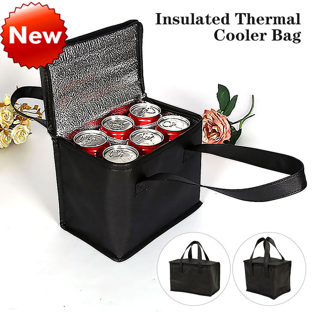 Portable Insulated Lunch & Drink Bag