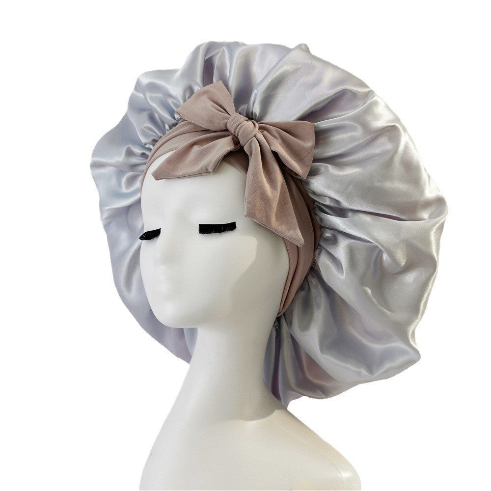 Silk Satin Bonnet for Curly Hair