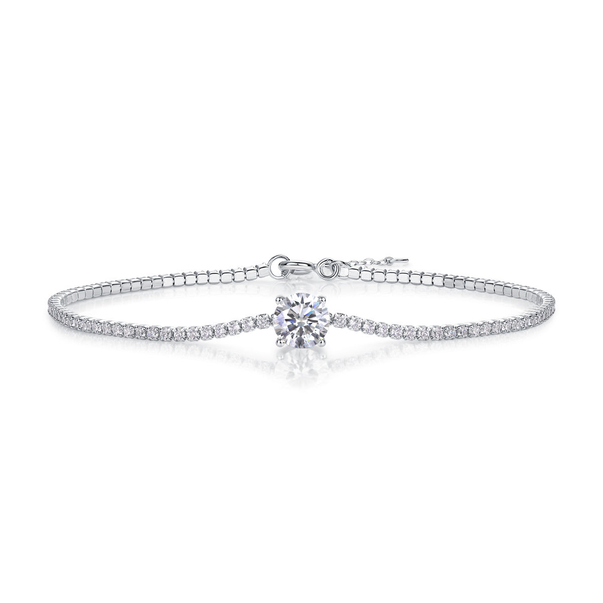 Dawn Mosan Diamond Silver Bracelet