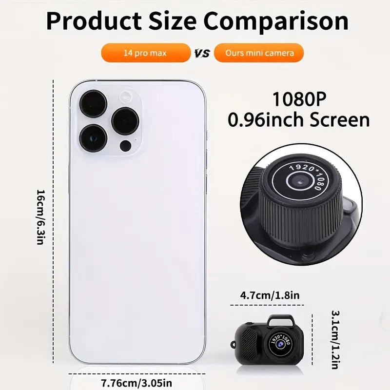 Key Chain Mini 1080P Camera with SD Card