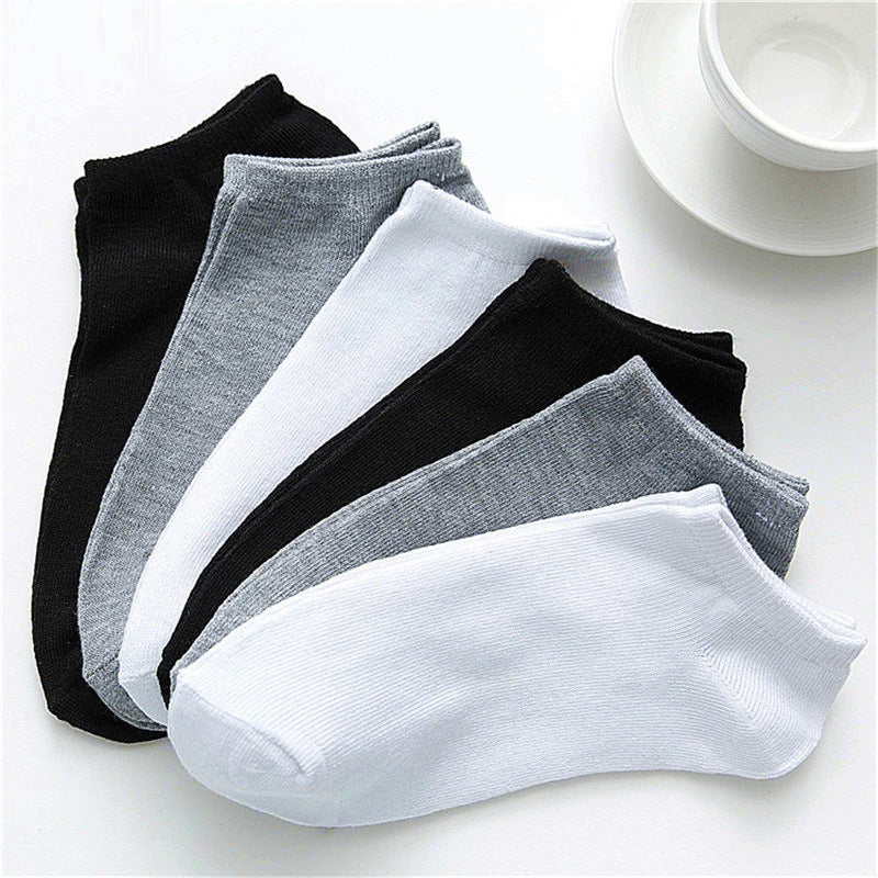 Classic Black White Grey Men’s Socks