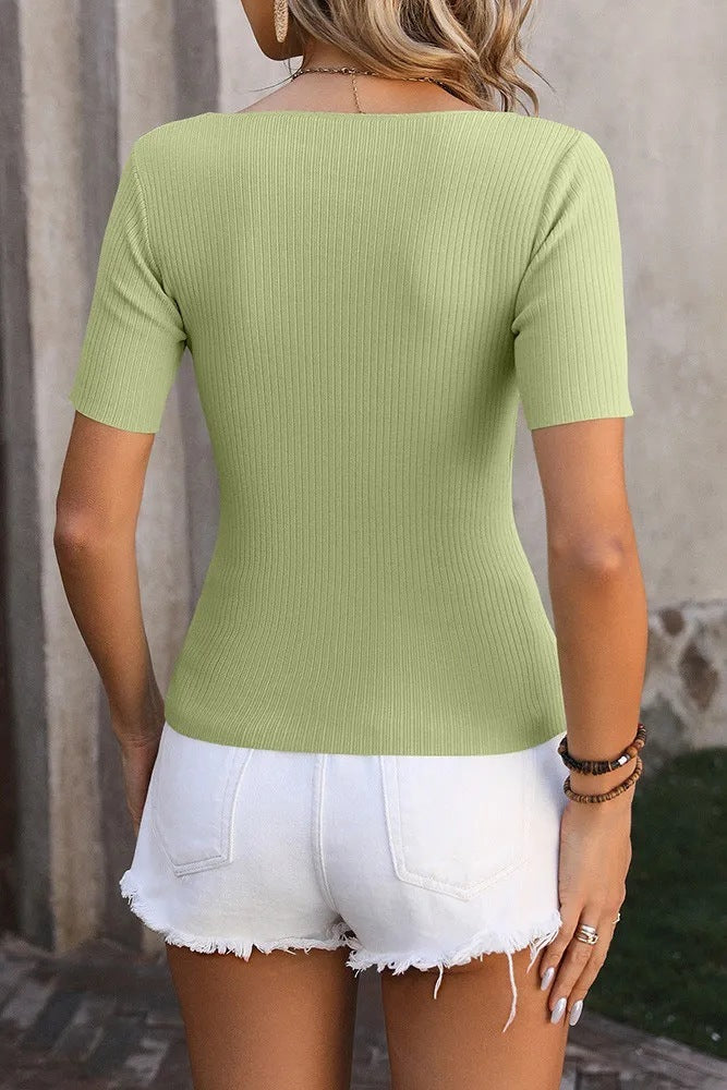 Women’s Summer Square Neck Tee