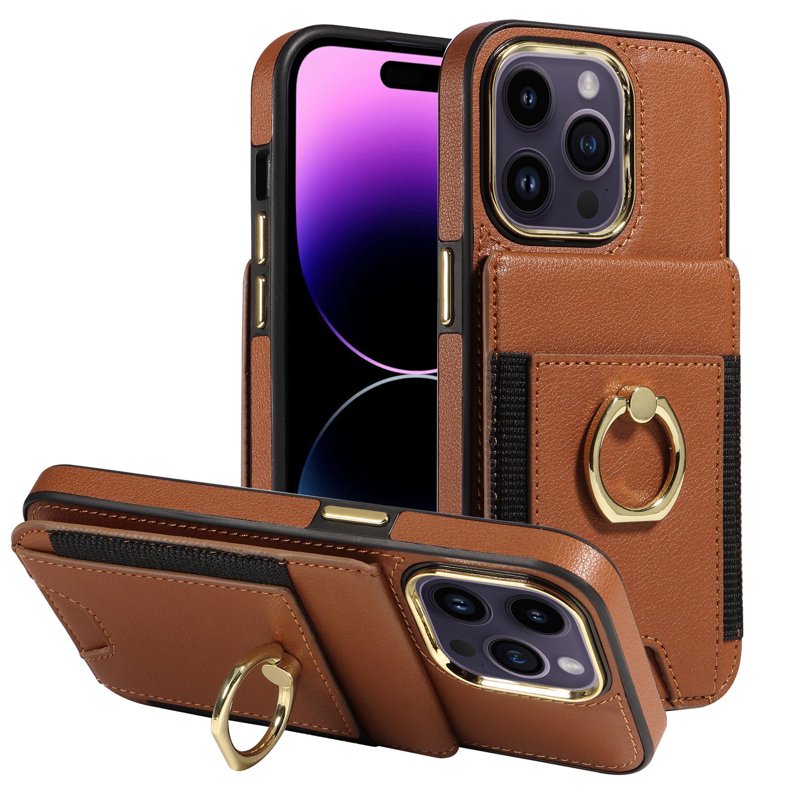 Universal Leather Wallet Phone Case