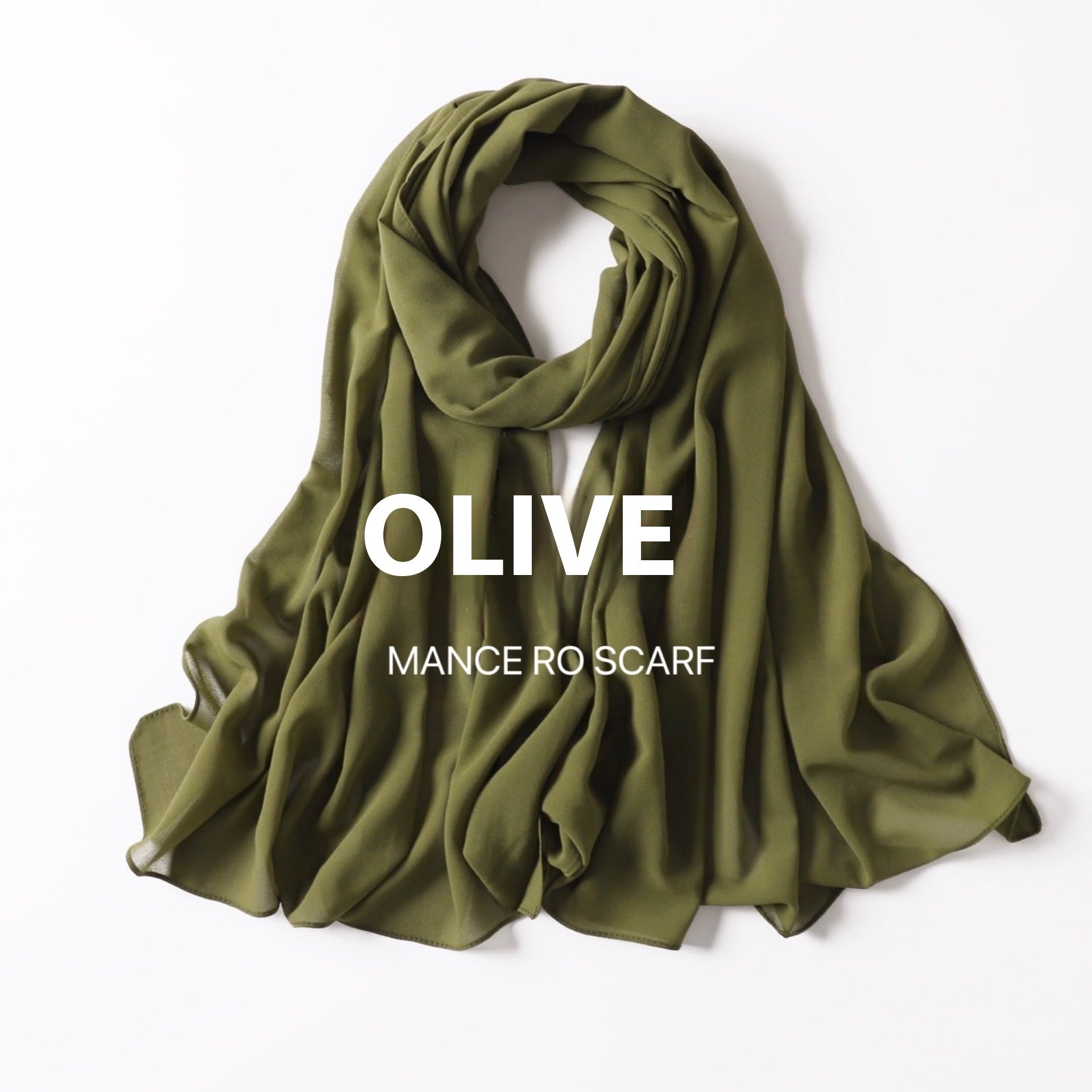 Foulard en mousseline de soie perlée
